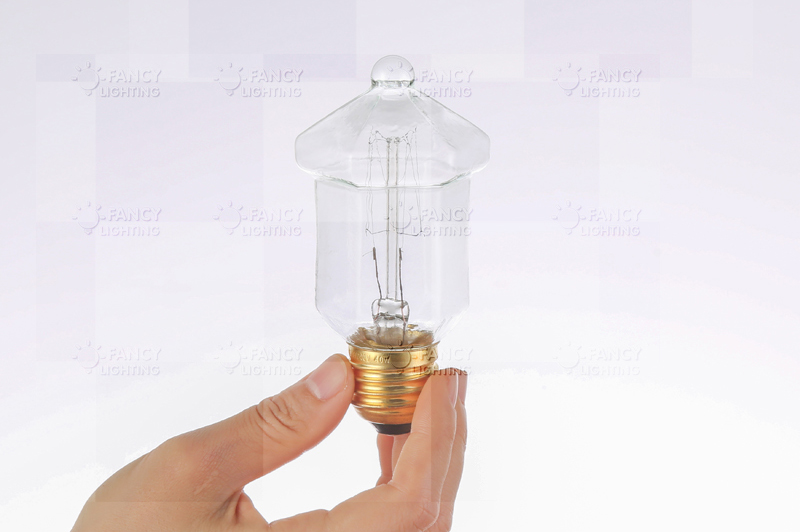 vintage edison bulb retro filament lamp bulb e27 110/220v star&heart&pavilion 40w incandescent light bulb miniature antique bulb