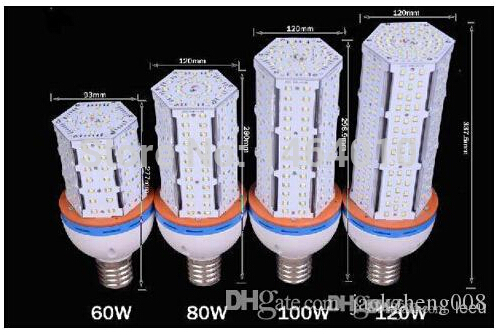 x12 super bright led corn bulb e27 e40 b22 60w 80w 100w 120w led corn light 360 angle smd 2835 led lamp lighting 100-300v