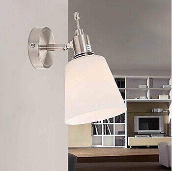 1 light e14 simple modern led wall lamp light for bedroom home lighting, led wall sconce bulb included