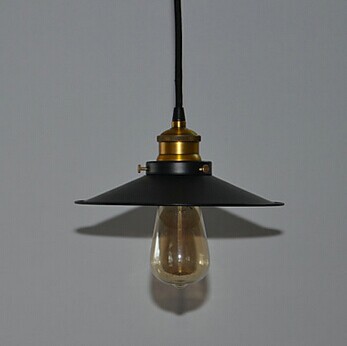 1 light,e27,60w edison unique retro loft style vintage industrial pendant lighting lamp,hanglamp black iron painting