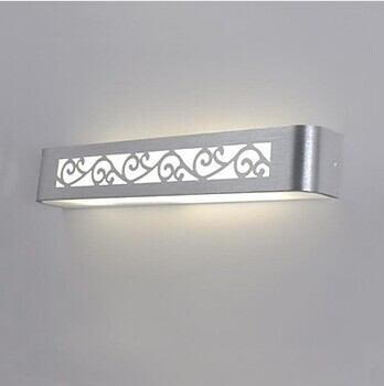 12w,brushed aluminum modern led wall lights lamp with 1 light for home lighting,wall sconce ,ac,bulb included