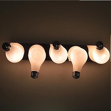 5 lights simple modern artistic led bathroom mirror lamp,for bedroom bathroom dressing room, arandela wandlamp,g4 bulb included