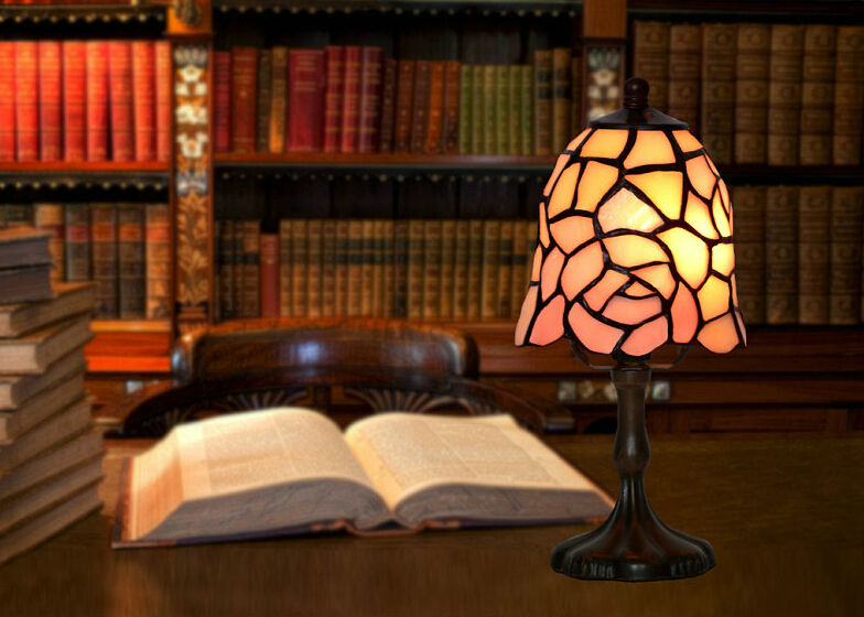decoration lights colorful glass desk lamp living room bedroom table lighting fixtures,