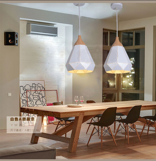 hollow nordic modern loft style insdustial led pendant light fixtures for bar dining room hanging lamp indoor lighting