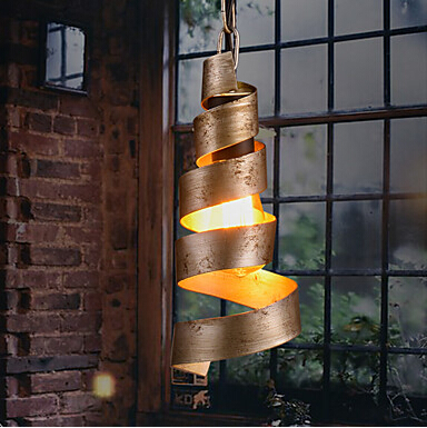 iron spiral industrail vintage edison pendant lights fixtures for bar home indoor decorate art droplight suspension luminaire