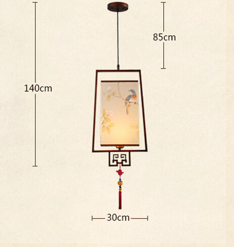 japanese style creative personality led pendant lights with cloth lampshade for home lighting suspension luminaire
