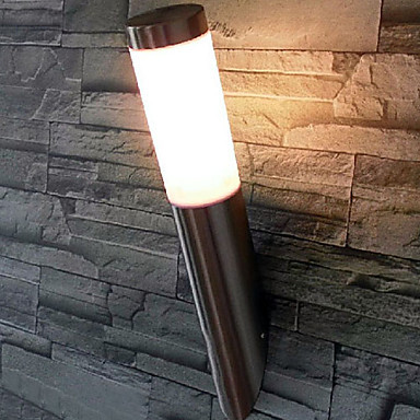 led outdoor wall light, 1 light, minimalist stainless steel acrylic painting e26/e27