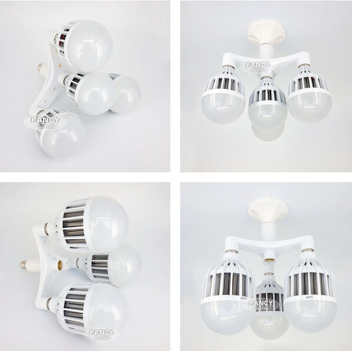 light accessory adapter converter e27 to 4 e27 lamp socket lampholder base socket adapter converter holder for led light lamp
