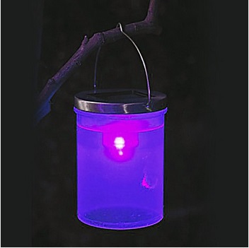 luminaria color changing solar led lantern garden light,bulb included