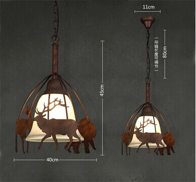 metal creative american industry iron pendant lamp for study hall coffee,metal horse frosted glass shade,e27 bulb included