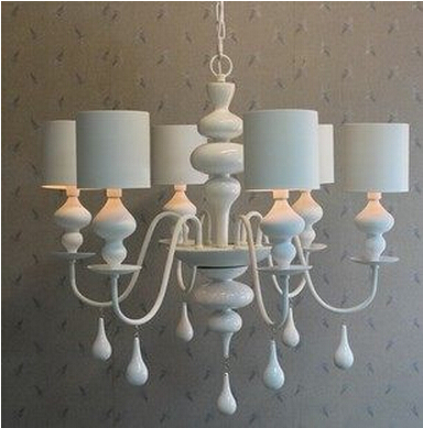 metal modern creative led chandelier simple hanging lamp with 6 lights lustre de cristal for bar home lightings