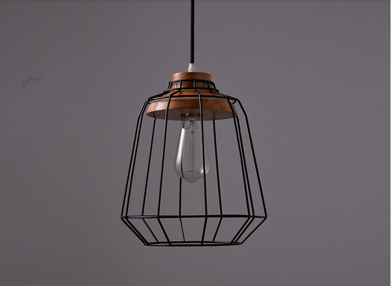 metal retro loft style industrial vintage pendant lights,wood hanging lamp for home lightings,edison lamparas colgantes