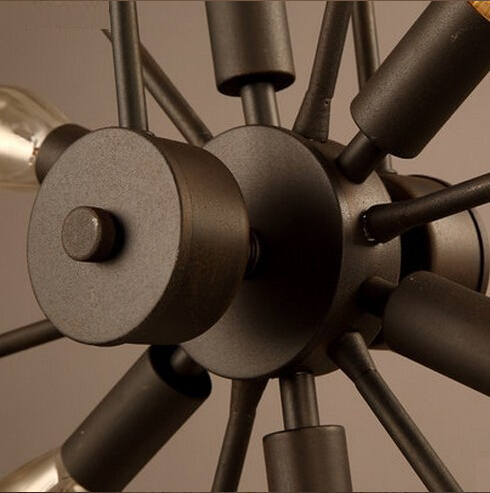 metal windmill wheel loft style edison vintage industrial pendant lights fixtures for bar dining room hanging lamp