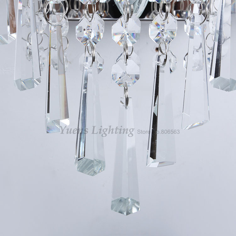 new modern fashion wall lamps crystal wall light bed-lighting crystals e14 arandela parede light fixtures