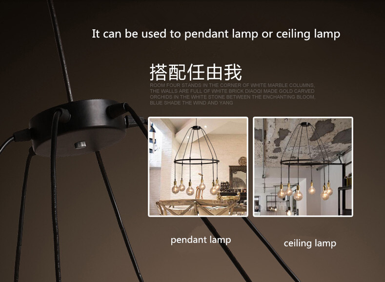 rh retro loft style industrial vintage metal pendant lights,hanging lamp for dining room,edison pendant lamp lamparas colgantes