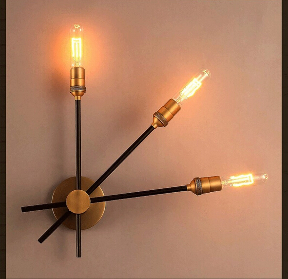 rotated loft style industrial vintage edison wall lamp bedside light fixtures for bar cafe indoor lighting lampara pared