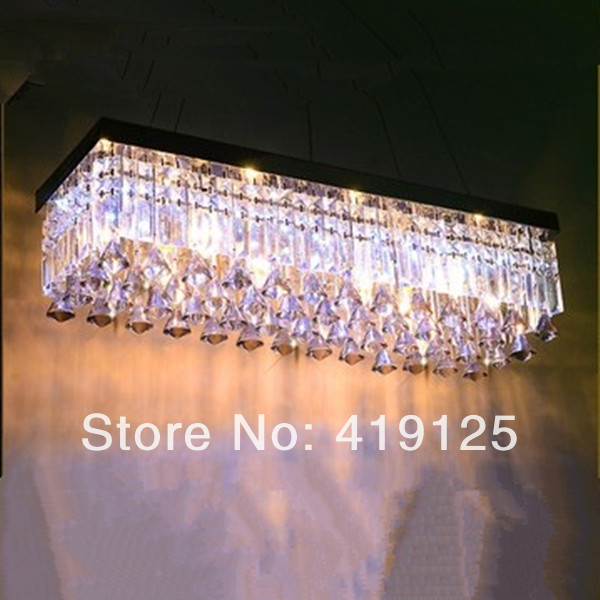 top guaranteed modern crystal chandelier k9 l 100* w 25cm ,send controller and led