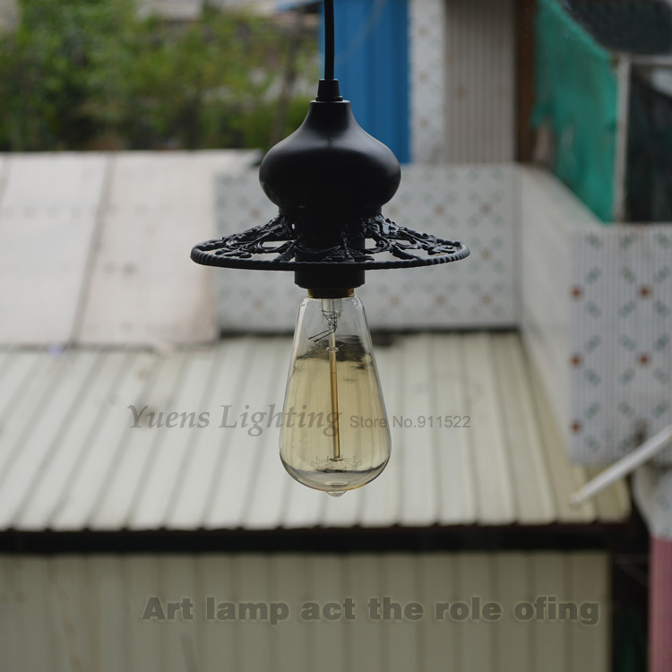 wrought iron pendant lamp retro art lighting pl160