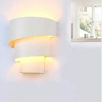 1 light e27 wall sconce modern led wall lamp light stainless steel bulb included for bedroom living room corridor