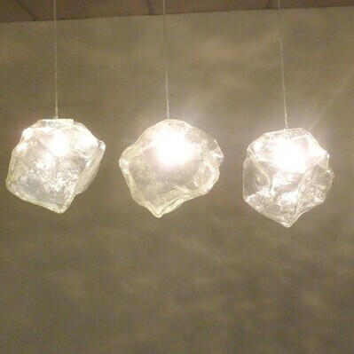 1 light irregular glass artistic led pendant light,for restaurant bar aisles vestibule,home pendant lamp g4 bulb included