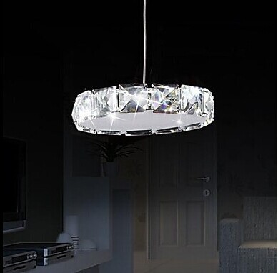 1 light led modern k9 crystal pendant light for home lighting,lustres de sala,lustre de cristal,90v~260v,bulb included