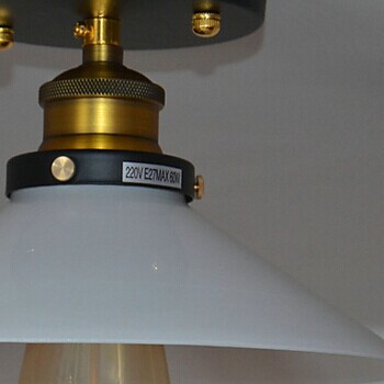1 light luminaire flush mount loft vintage edison bulb ceiling light for living room hallway,e27*1 bulb included,ac 110v~220v