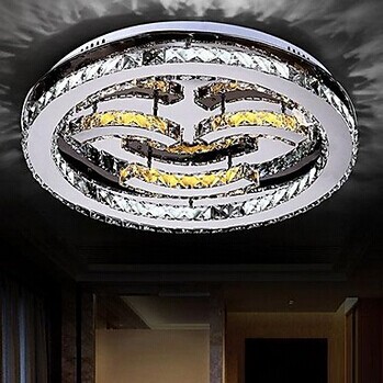 1 light plafonnier modern led k9 crystal ceiling light for living room lamp,bulb included,lamparas lustres de sala techo
