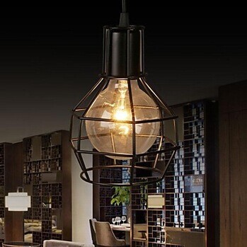 1 light,retro loft style industrial vintage pendant light lamp fixtures,lustre para sala,e27,ac,bulb included