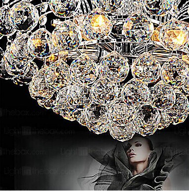 3 lights european-style luxury led k9 crystal chandelier lamp for home lights,lustre de crystal,lustres de cristal,ac110v-220v