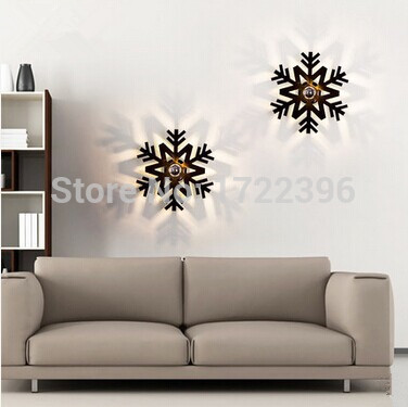 30cm acrylic fashion simple snow shadow led wall light,e14 bulb included,for bedroom aisle living room,ac,90v~260v