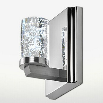 3w,electroplating modern led bathroom wall lights lamps with 1 light for home lighting wall sconce ,bulb included