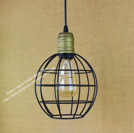40w retro american loft style metal pendant light design for living room dining room, pendant light e27*1 bulb included
