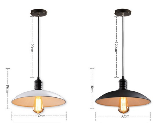 40w retro loft style edison bulbs vintage industrial pendant light,for bar home living lights,e27*1 bulb included