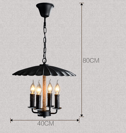 american country umbrella edison loft style industrial vintage pendant lights for bar dinning home lighting suspension luminaire