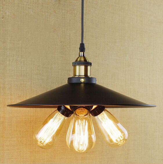 american loft style industrial vintage pendant lights with 3 lights,edison pendant lamp for dinning room home lightings