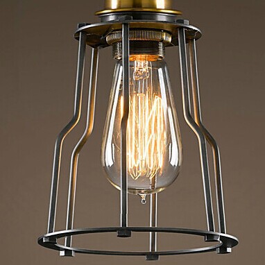 american retro loft style iron painting vintage edison bulb ceiling lights with 1 light,for bedroom aisle,e27 bulb included
