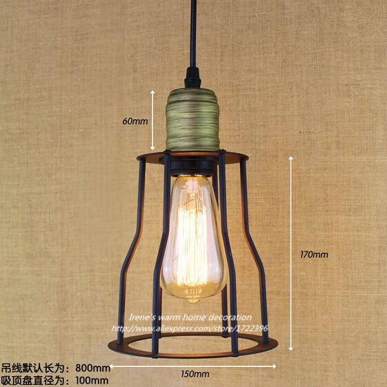 american retro loft style metal pendant light,loft pendant lamp for home lights bar,4 styles can be choiced,e27*1 bulb included