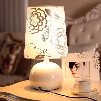cloth desk lamps,simple table lamp, for bedroom study kids room,e27,40*22*22cm,bulb included,ac