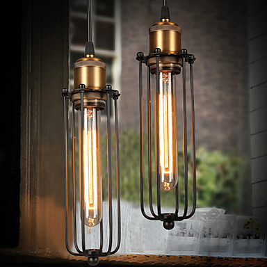 edison retro style loft industrial light vintage pendant lamp fxitures lampshade handlamp american country