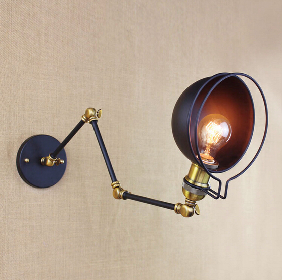 loft industrial vintage led wall light fixtures for bar home lightings rocker wall lamp arandela lamparas de pared