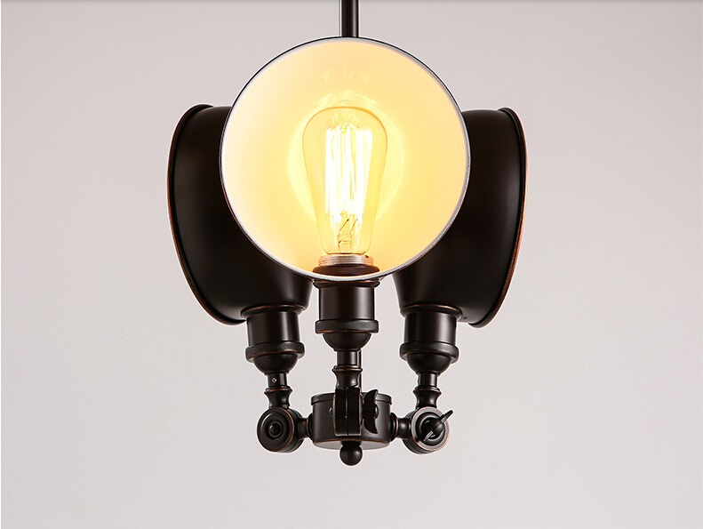 loft style iron vintage pendant lights fixtures edison industrial hanging lamp with 3 lights for dining room indoor lighting