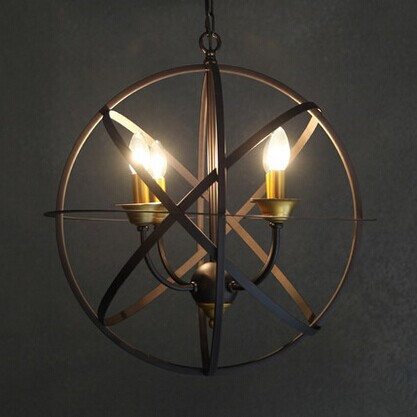 metal creative american loft pendant lamp with 2 lights for study hall coffee,metal global,e27 bulb included