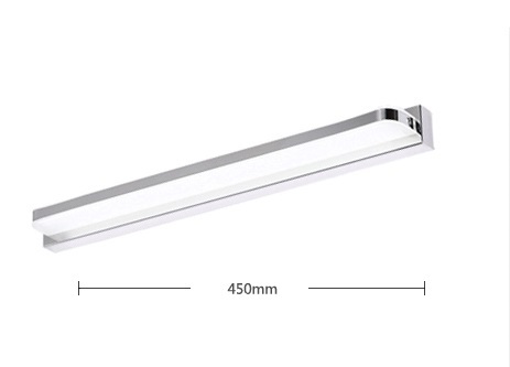 modern 7w 45cm acrylic led mirror light wall light with pure/warm white light,for bathroom living room,ac bulb included