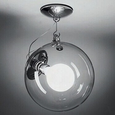 modern minimalist creative glass soap bubble led ceiling light for living room study bedroom,1 light e27 bulb included,ac