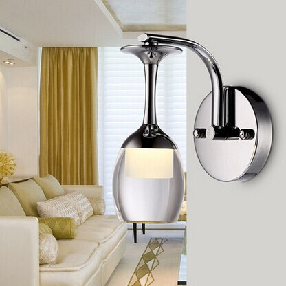 modern minimalist crystal creative led wall light,for restaurant aisle porch living room bedroom ,bulb included ac 90v~260v
