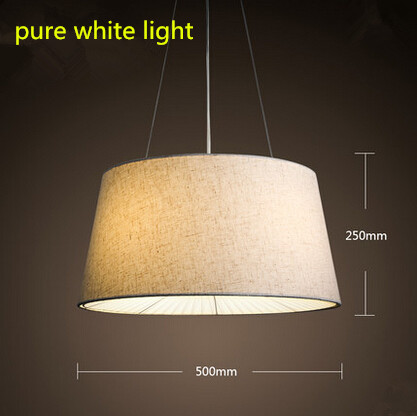 modern minimalist led pendant lights american country nordic cloth hanging lamp fixtures for home lightings lamparas colgantes