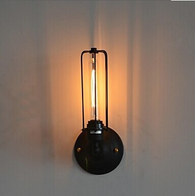 retro american loft style edison vintage industrial wall lights with 1 light,for bar home living lights,e27 bulb included