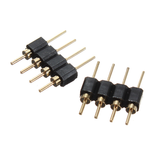 50pcs 4-pin rgb strip connector 5050/3528 led rgb strip light connect
