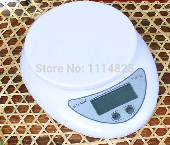 5kg 5000g 1g mini portable digital kitchen food diet rostal scale whole