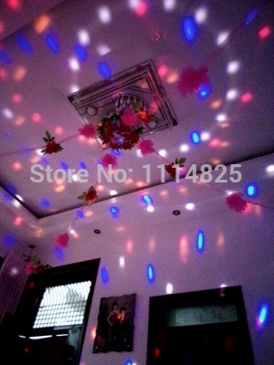 6 channel 6 colors led rgb crystal magic ball effect ktv light dmx disco dj stage lighting